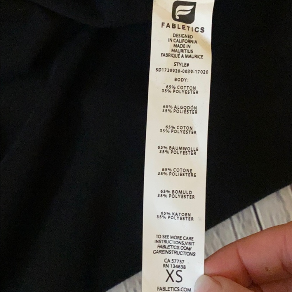 Fabletics Becky mini dress White neck & Side panel - Picture 6 of 8